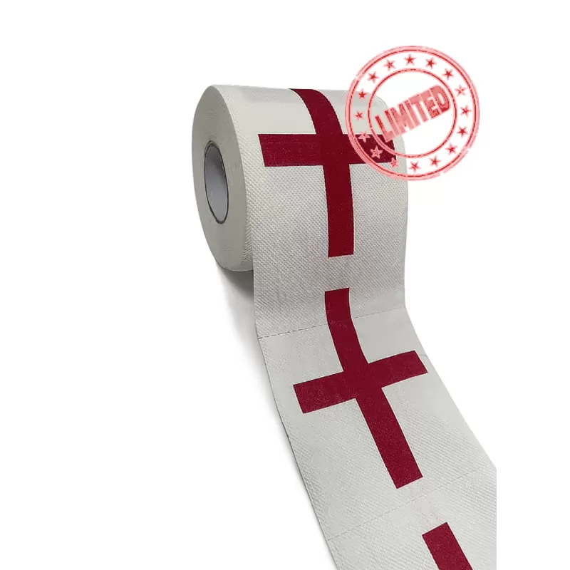 Patriotic gift English Flag toilet paper, Buy it for the next football match