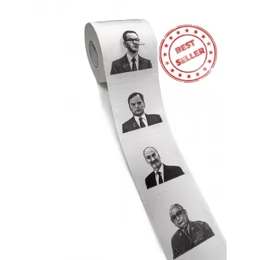 "Pissed and Just", Toilet Paper with Politicians of PiS