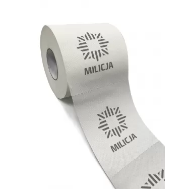 Toilet Paper with logo of the Polish POLICE, ugh MILITIA of course